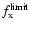 $f_{\rm x}^{\rm limit}$