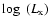 $\log~(L_{\rm x})$