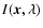 $I(\vec x, \lambda)$