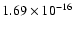 $1.69\times10^{-16}$