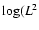 $\log(L^2$