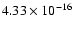 $4.33\times10^{-16}$