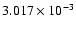 $3.017\times10^{-3}$