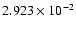 $2.923\times10^{-2}$