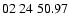 $ 02\ 24\ 50.97$