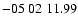 $ -05\ 02\ 11.99$