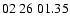 $ 02\ 26\ 01.35$