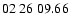 $ 02\ 26\ 09.66$