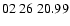 $ 02\ 26\ 20.99$