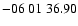 $ -06\ 01\ 36.90$