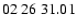 $ 02\ 26\ 31.01$