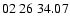 $ 02\ 26\ 34.07$