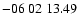 $ -06\ 02\ 13.49$