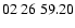 $ 02\ 26\ 59.20$