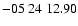 $ -05\ 24\ 12.90$