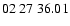 $ 02\ 27\ 36.01$
