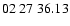 $ 02\ 27\ 36.13$