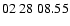 $ 02\ 28\ 08.55$