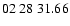 $ 02\ 28\ 31.66$