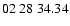 $ 02\ 28\ 34.34$