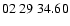 $ 02\ 29\ 34.60$