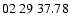 $ 02\ 29\ 37.78$