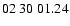 $ 02\ 30\ 01.24$