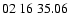 $02 \ 16 \ 35.06 $