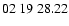 $02 \ 19 \ 28.22 $