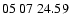 $ 05 \ 07 \ 24.59$