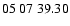 $ 05 \ 07 \ 39.30$