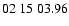$ 02\ 15\ 03.96$