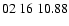$ 02\ 16\ 10.88$