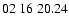 $ 02\ 16\ 20.24$