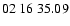 $ 02\ 16\ 35.09$