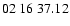 $ 02\ 16\ 37.12$