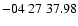 $ -04\ 27\ 37.98$