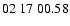 $ 02\ 17\ 00.58$