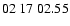 $ 02\ 17\ 02.55$