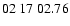 $ 02\ 17\ 02.76$