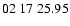 $ 02\ 17\ 25.95$