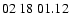 $ 02\ 18\ 01.12$