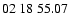 $ 02\ 18\ 55.07$