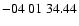$ -04\ 01\ 34.44$