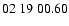 $ 02\ 19\ 00.60$