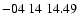 $ -04\ 14\ 14.49$