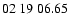 $ 02\ 19\ 06.65$
