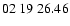 $ 02\ 19\ 26.46$