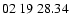 $ 02\ 19\ 28.34$