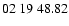 $ 02\ 19\ 48.82$
